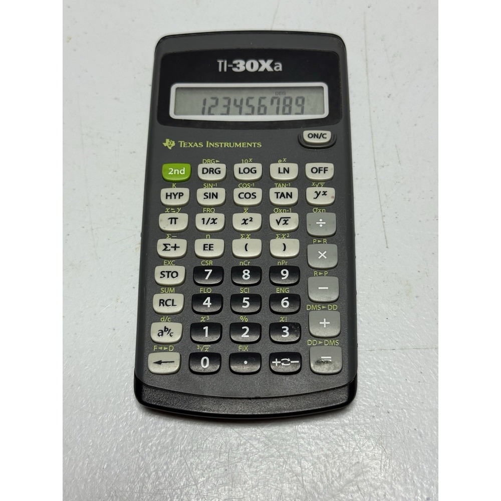 Texas Instruments TI-30Xa Scientific Calculator‎ Preowned Clean Tested No Cover
